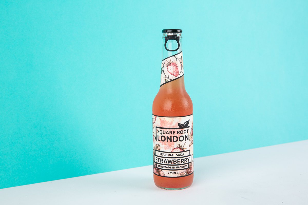 squarerootldn's tweet photo. Sippin' on a Strawb Soda and feeling very #sunday - HBU? #SmallBatchSoda #HandmadeInHackney #NoArtificialAdditives #Vegetarian #Vegan https://t.co/H5GK2RTmC1