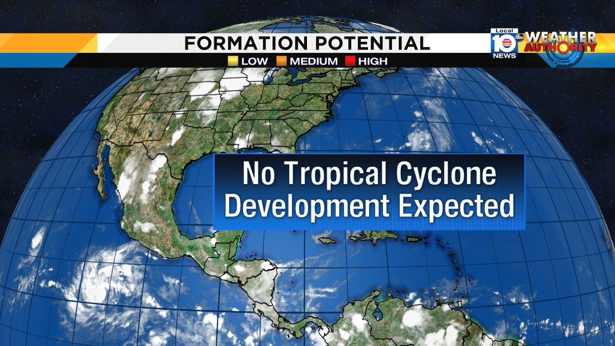 All is quiet in the tropics across the Atlantic and expected to remain that way through this first week of July. https://t.co/sH6JVsbPZ8