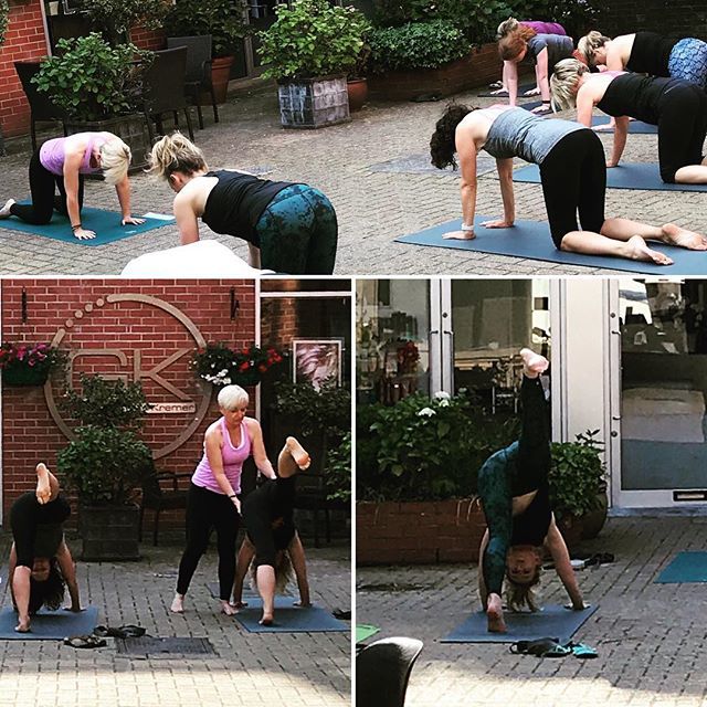 New Energy Yoga goes al fresco with Hatha in the sun this morning 🌞 #winchesteryoga #newenergyyoga #sunyoga #nevertoohotforyoga