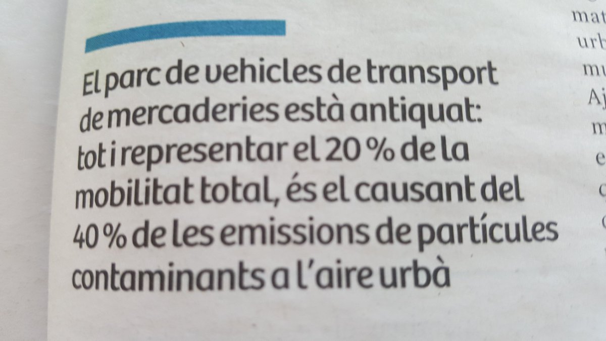 SomElectrics's tweet photo. La distribució de mercaderies, responsable del 40 % de la pol.lució urbana @LaVanguardia 30/06 @ISGLOBALorg @mNACTEC @circutor @bioquat #somelectrics https://t.co/dGWO9EWnJs