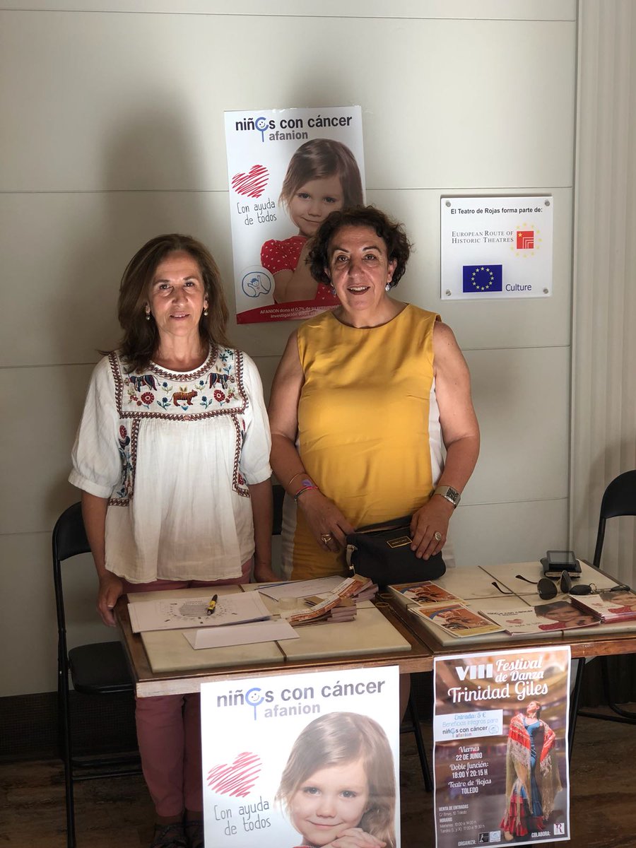 ▶️ El viernes 22 de junio, en el teatro Roja de Toledo, se celebró la octava edición del Festival de danza "Trinidad Giles" 💃 a beneficio de AFANION. Las representaciones se llevaron a cabo a las 18:00 y 20:15 horas.
¡Un año más fue un éxito!