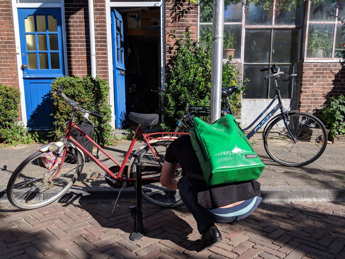dilkROM's tweet photo. Myself and @stefanbrakman are our way to #Ducosim this morning in true #Utrecht style: on bicycles! π²π² https://t.co/fjn6rXsgCV