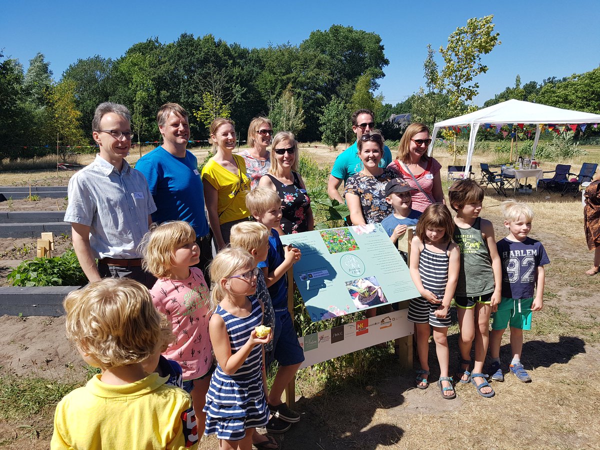 Buurttuin 't Zand officieel geopend vandaag.