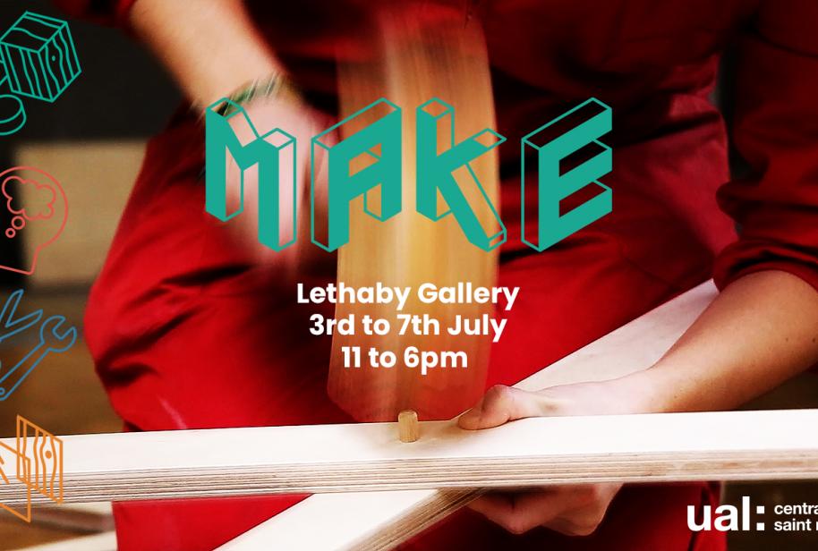 LoveCamden's tweet image. &apos;MAKE&apos; workshop week at Lethaby Gallery CSM 3 July - 7 July 11am-6pm! Share the power of #making with students and staff from Central Saint Martins. Discover new #tools, #materials, and #projects that could help your own making journey #camdenvox @csm_news ow.ly/sig330kwQ1H