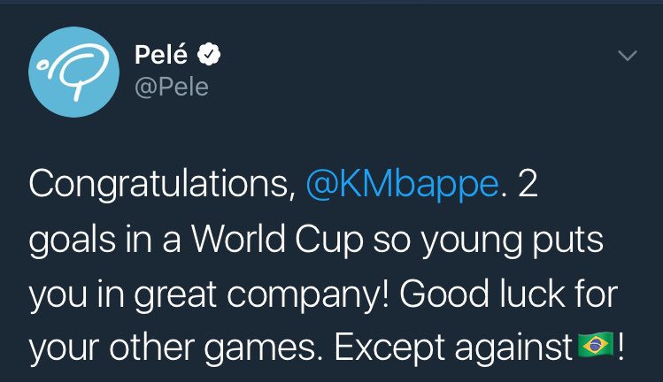 SuperCazarre's tweet photo. Imaginez quand #Mbappe a ouvert son compte Twitter et a vu les éloges des plus grands le mentionnant 😍
Quel crack! https://t.co/JKbTXQTwZQ