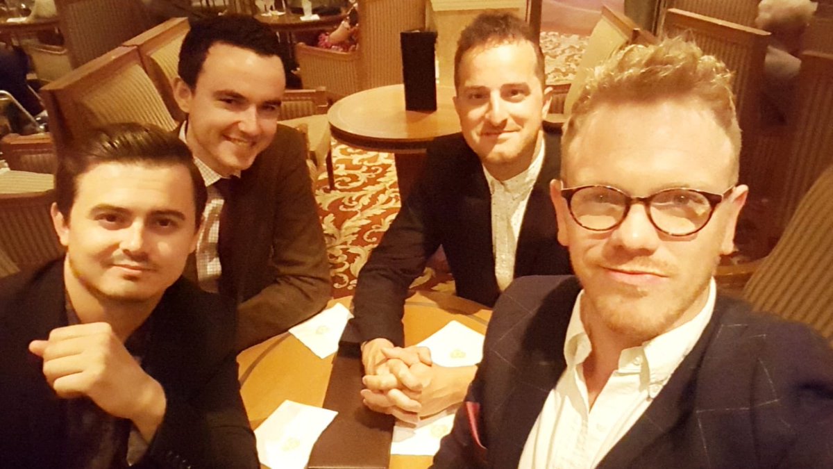 The boys are in Iceland aboard to incredible <a href="/cunardline/">cunardline</a> #QueenVictoria. Looking forward to their 21 hours of daylight per day. ☀️☀️☀️☀️😴 
#thebrittones #brittones #blackoutblinds #sleepmasks #vocalgroup #doowop #cruise #guestentertainer #singers