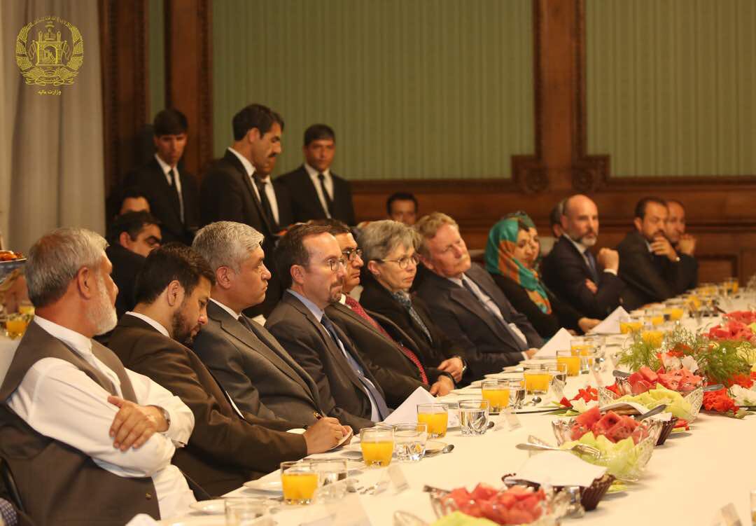 A farewell dinner was hosted at the Presidential Palace attended by Int’l partners and my fellow Cabinet members. I am grateful for their continued and generous support to #Afghanistan.