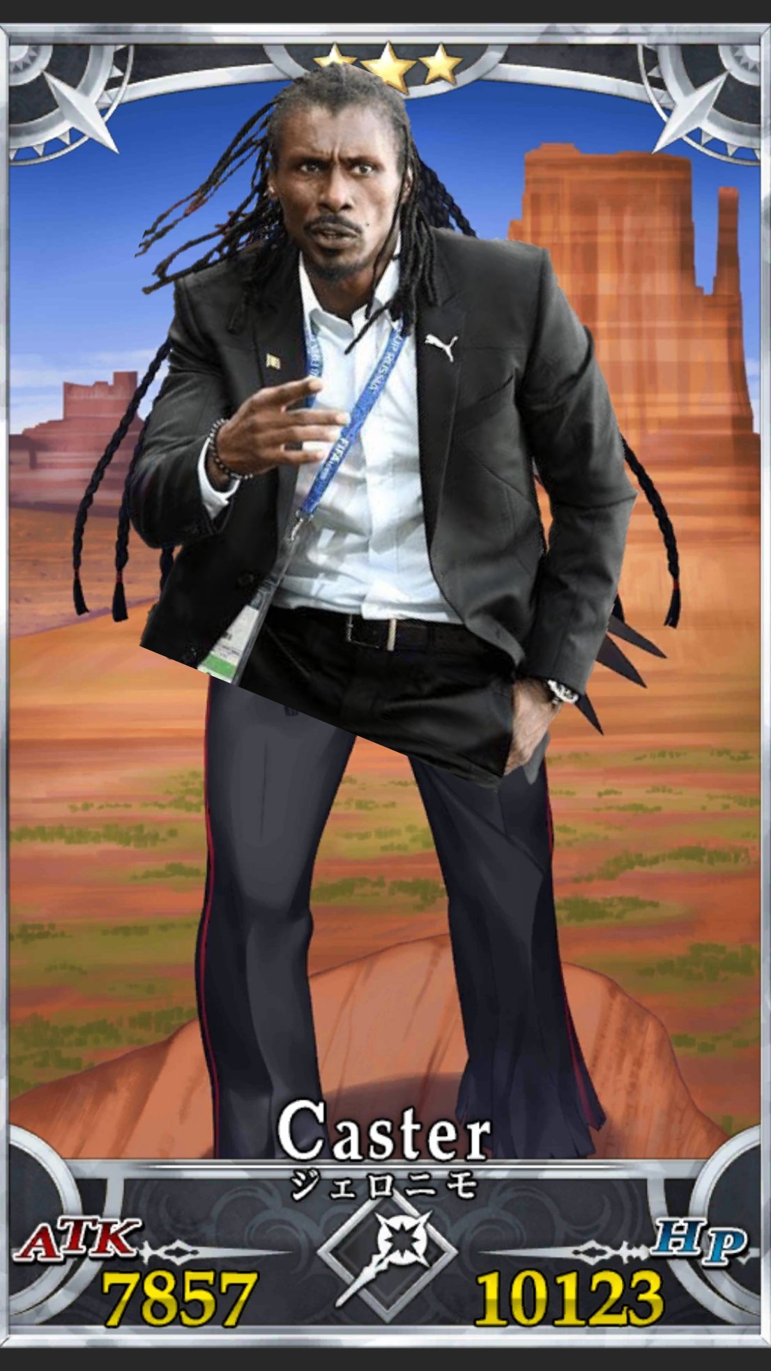 ハニートースト とりあえずサッカーの精霊呼ぶ Fgo セネガル監督 違和感ない T Co Tlgpqcjrxs Twitter