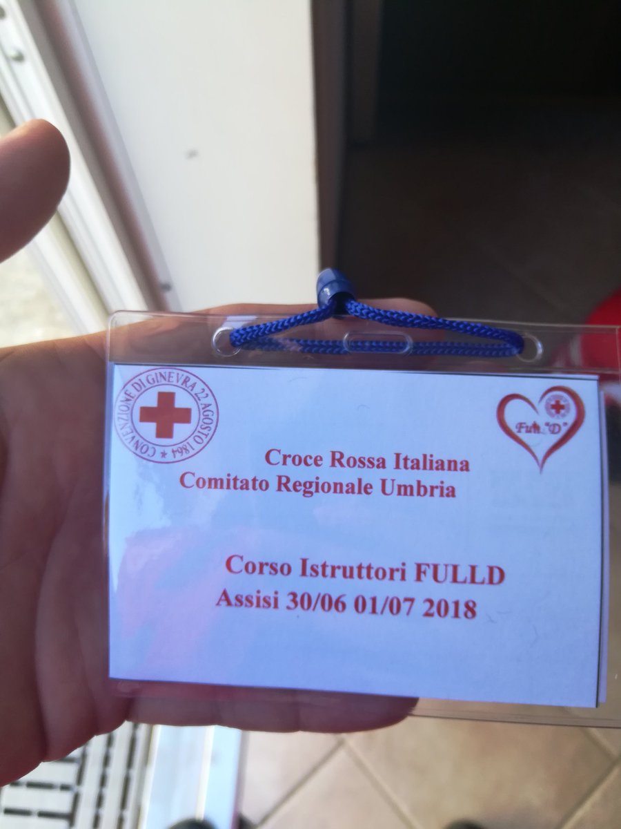 AndreaPeruzzo's tweet image. CORSO ISTRUTTORI FULL-D CROCE ROSSA REGIONE UMBRIA...