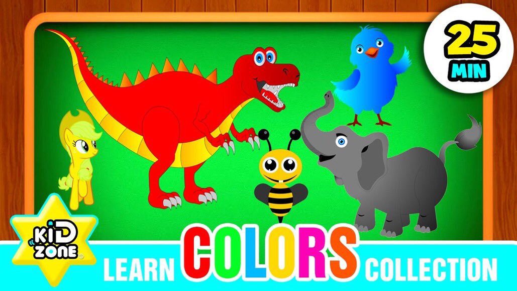 KittenMimi2019's tweet photo. Learn Colors Collection with Animals - Dinosaur - Elephant - Bees - My Little Pony - Star Kid Zone
WATCH THE VIDEO: https://t.co/6mdcJIWpzM
#learncolors #colorscollection #learncolorscollection #forkids #elephant #dinosaur #mylittlepony #parents https://t.co/7nkmK2m6D1