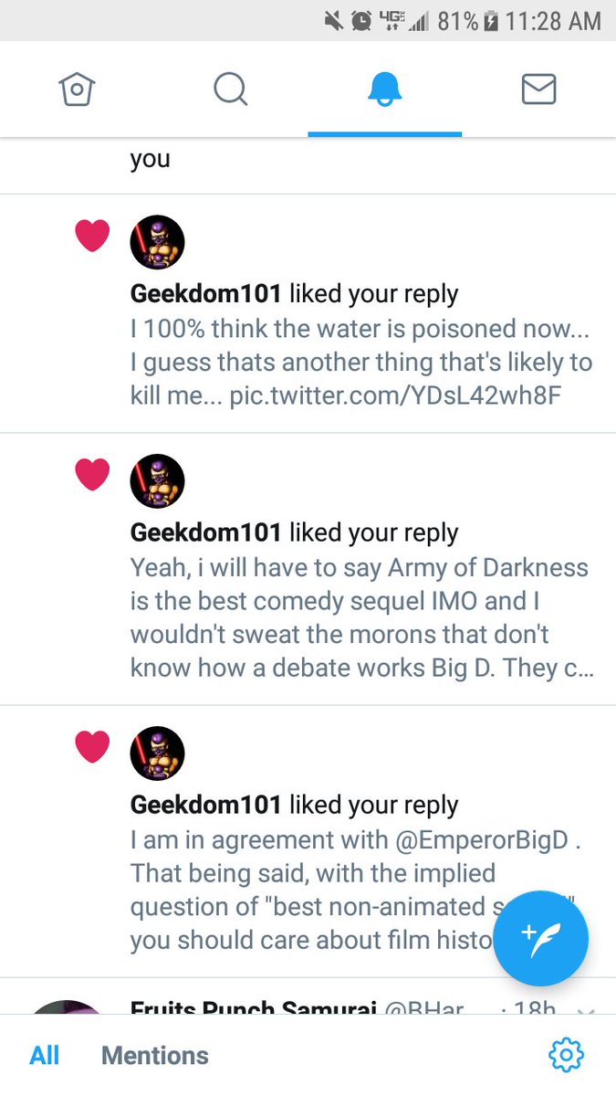 IAmCallMeYamcha's tweet image. On a side note, yesterday Sempai noticed me lol. Keep up the good work fighting trolls @EmperorBigD 
#UnderstandTheQuestion #IdiotTrolls #SenpaiNoticedMe