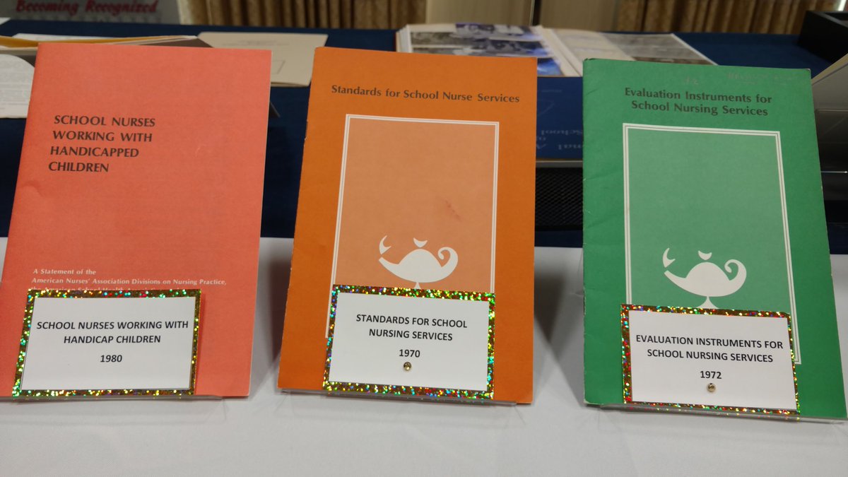 mtsmphrn's tweet photo. Proud to be school nurse! Check out the dates on these publications. #HeartlandAEA #NASN2018 https://t.co/xjQEhxRdvm
