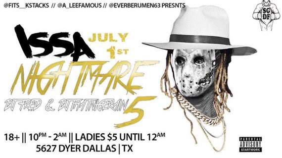 tokyotatee's tweet photo. Today’s the day 🔥👹 #IssaNighmare5 https://t.co/ppYx33abpU
