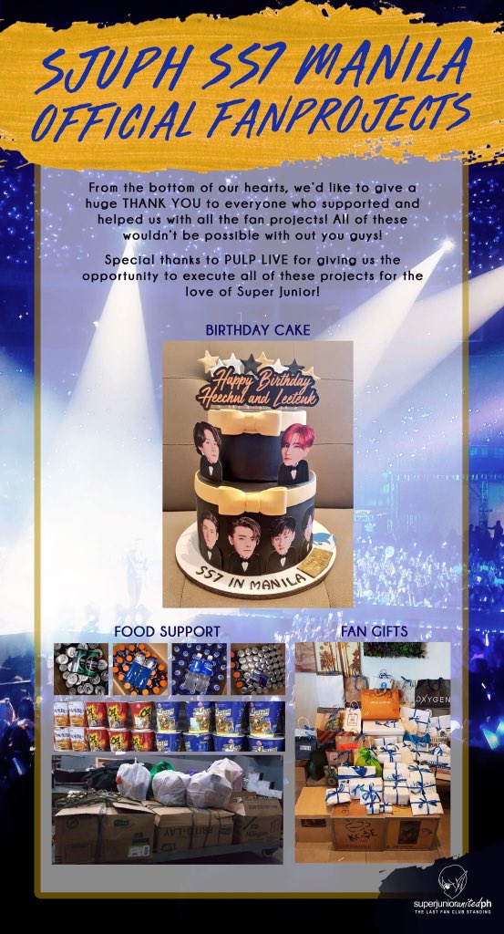 sjunitedph's tweet photo. Maraming Salamat PH ELF!
@happeesy @PULPLiveWorld @allriseph @CaptSiwonestPH @CloudsPH @foreverkyuph @PetalsPH @starfish_ph @TeukAngelsPH @SJofficial
Love,
SJ United PH
#SS7Manila #lodi #prinsesa #grabegrabe https://t.co/8PK9NZuN4a