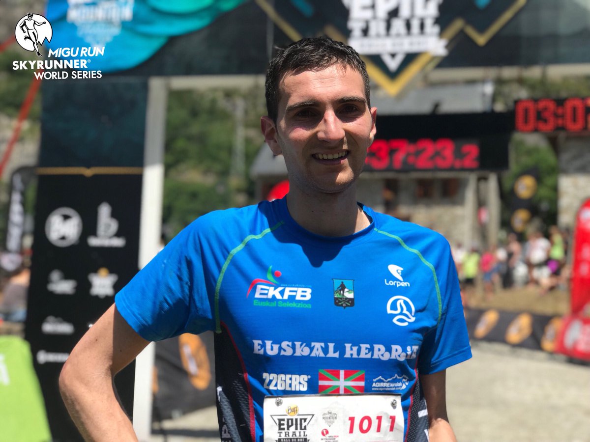 Skyrunning_com's tweet photo. Ander Iñarra closes the top-5 of the @buffepictrail 42K after 4h37’00”. Strong performance of this strong Basque #skyrunner #BET18 #SWS18 https://t.co/AUOJ9LN8Jz