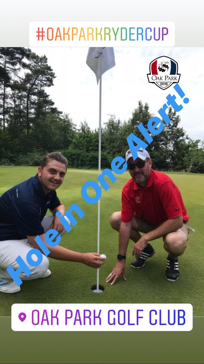 oakparkgolf's tweet image. ***Hole in One Alert*** The spirit of the Ryder Cup is strong in this one!  Hole in One for Coach Dan Kean in his singles match on the 13th HOLE with a 6 iron. 👊👊👊 #holeinone #par3 #oakparkrydercup #playgolf #lovegolf @CrownGolf @golfhub_crown @underarmouruk