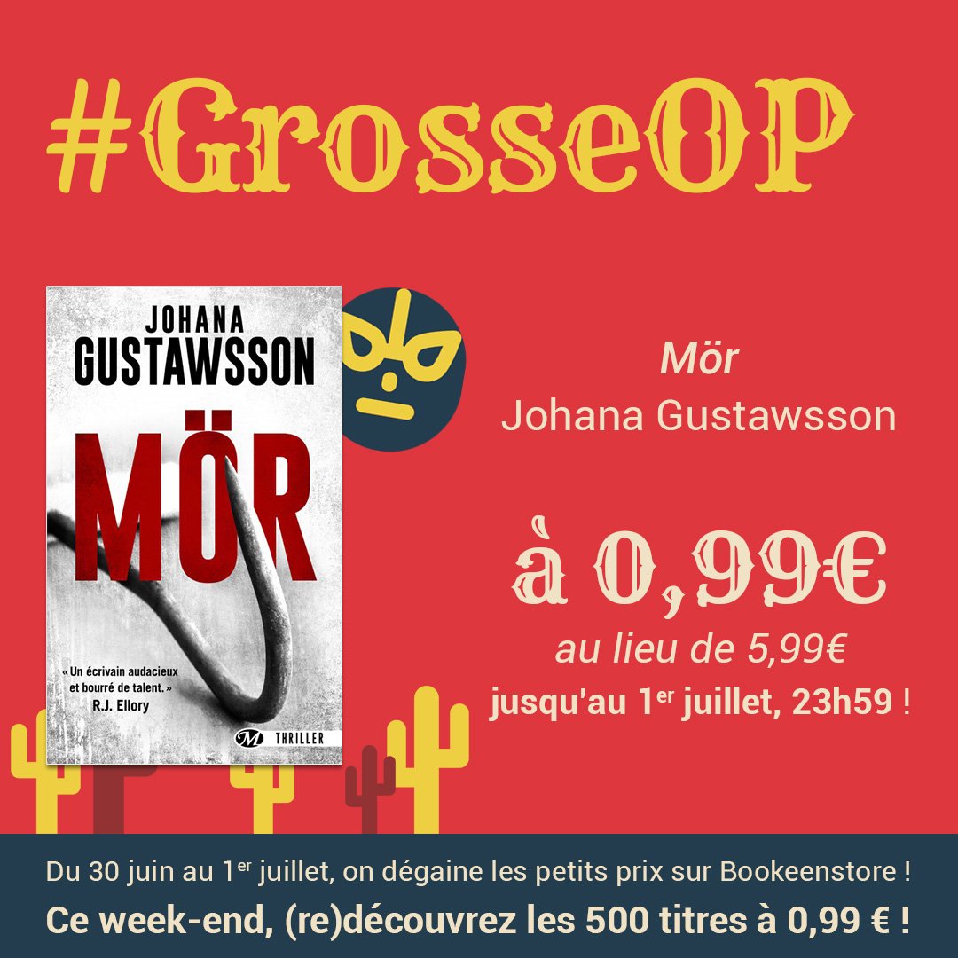 Bookeen's tweet photo. On termine la liste des immanquables de la #GrosseOP 2018 avec Mör de Johana Gustawsson ! https://t.co/bISXHWIeUF @MiladyFR @BragelonneFR https://t.co/9dPxbaW52j