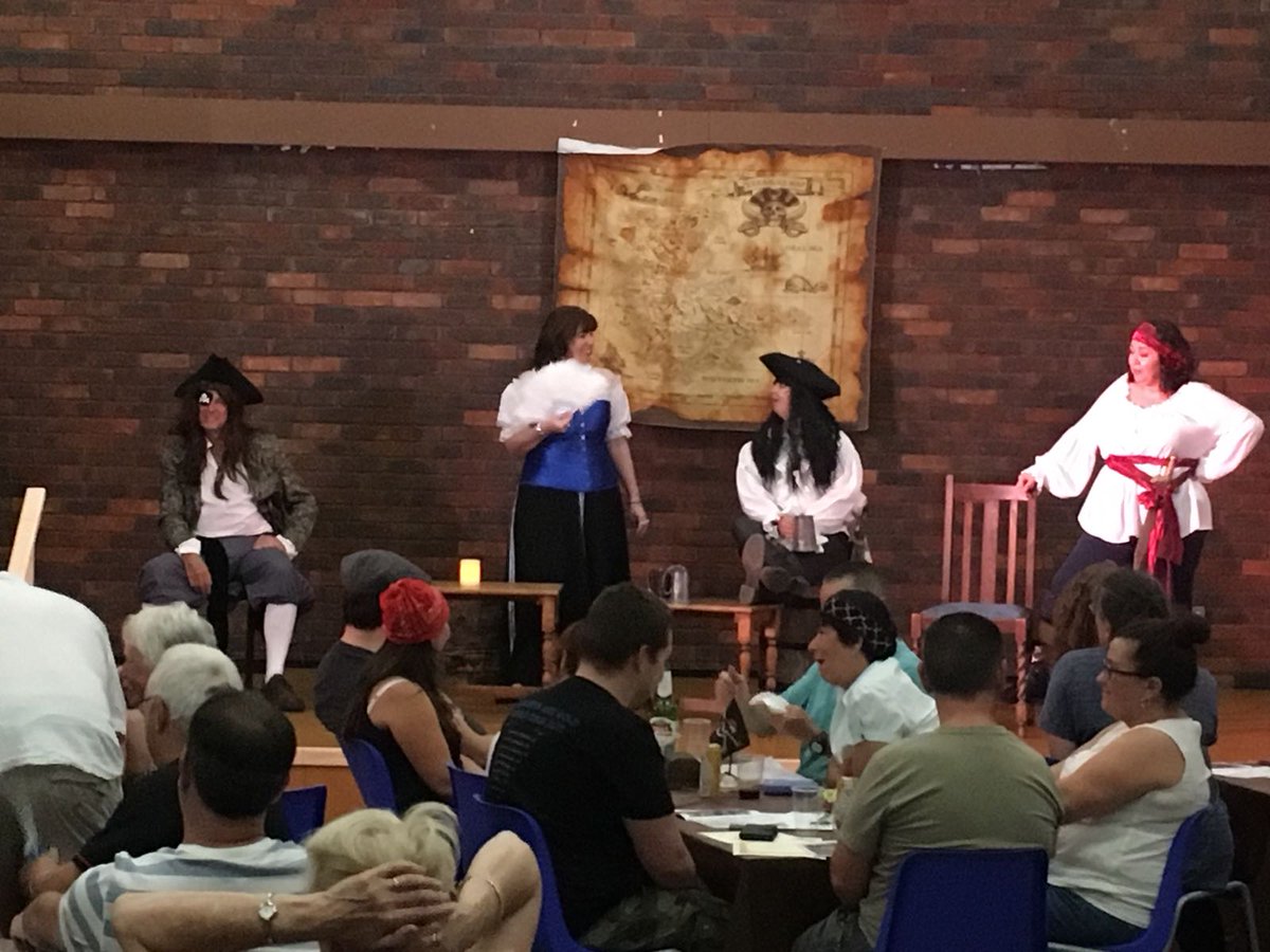 catswebsite's tweet photo. A big thank you to everyone who came to "A Rum Murder". It was a great atmosphere and the cast and crew were amazing! Congratulations to everyone involved! 😄🎭 🔫⚓️🕵 #crowthorne #theatre #murdermystery #amdram #arummurder #redherringgames https://t.co/L0j89cZQPQ