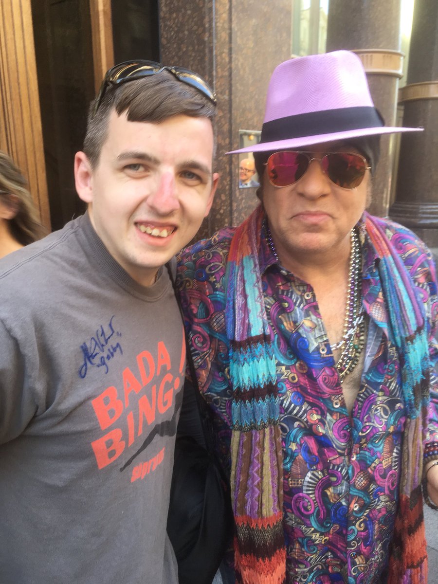 shaund92's tweet image. @StevieVanZandt hey Steve it was great meeting you yesterday #sopranos #lilyhammer #littesteven&amp;amp;thedisciplesofsoul
