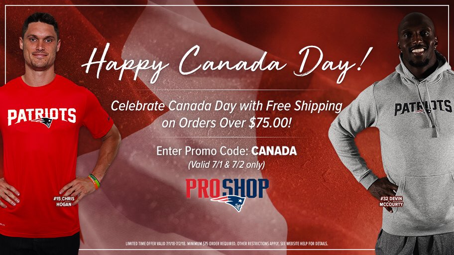 Patriots on Twitter "Celebrate Canada Day with Free Shipping