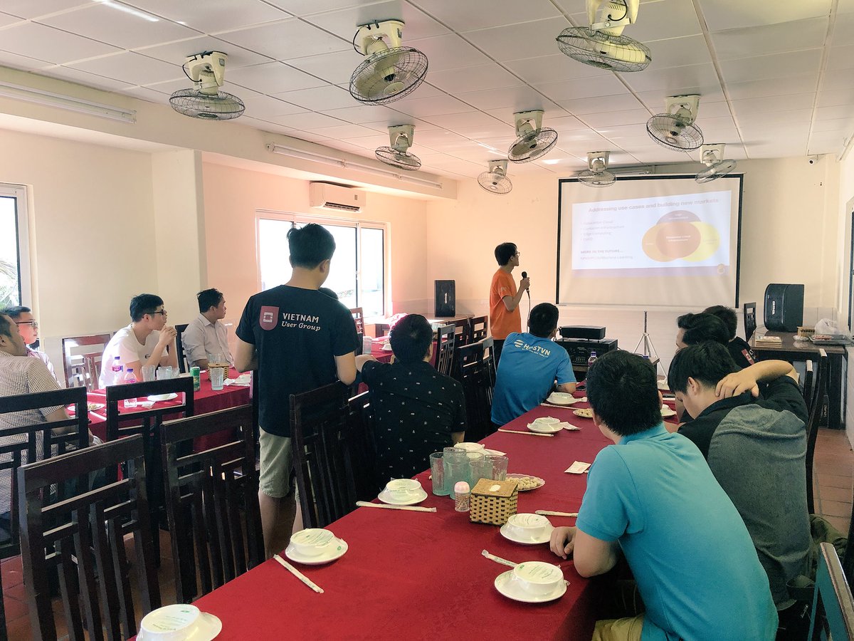 hieu_lq's tweet image. The 1st and earliest #OpenStack8Bday in the world. Happy birthday @OpenStack, from Vietnam OpenStack UG with ❤️