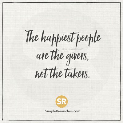 “God loves the cheerful givers. Give ‘em all you’ve got!” Give, and it will be given to you. #strengthenothers #beablessing