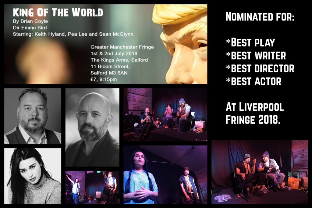 GMFringe's tweet photo. There are tickets available on the door for Cheaters: a play about infidelity by @LewCharlesworth 7.30pm; @MaisieAdam 7.30pm and @KingOfWorldPlay 9.15pm all @kingssalford - and new musical A Surgeon's Photograph 7.30pm @footlightsuk @mediacity support new talent #fringe #theatre https://t.co/8h5ocYEev9