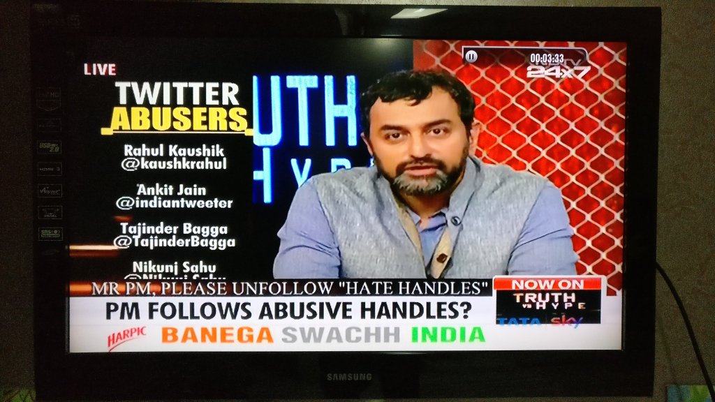 94Disclaimer: The screenshot on left on 'Abusive Handles' is in no way related to the screenshot of a couple of tweets of the  #NDTV anchor.I just felt I should post them here together, on a whim.Seriously!