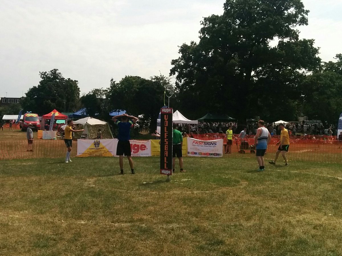 Pitshanger Panthers vs. <a href="/BCHVolfsball/">Balham Choke Hazard</a> in the third match of the day #pitp18 #partyinthepark #pitshangerpark #pitshanger