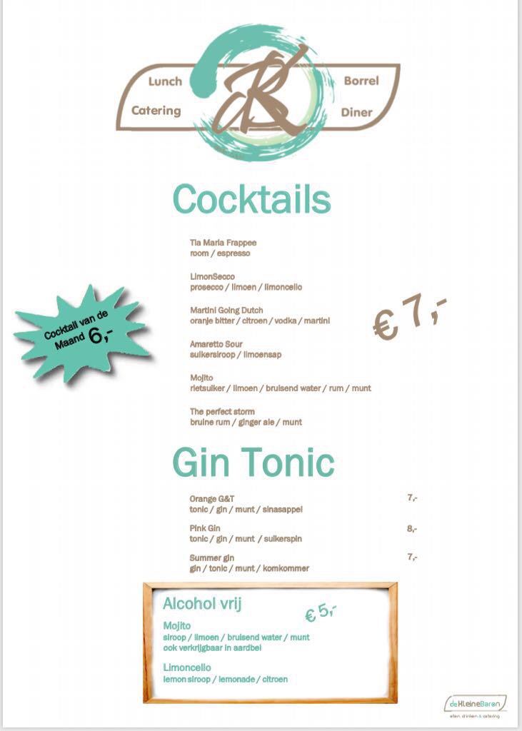 Zin in een #GinTonic maak gebruik van onze actie

2 Gin Tonics met een bittergarnituur 

voor maar 19,50 
(Geldig op vertoon van deze uiting en in week 27)