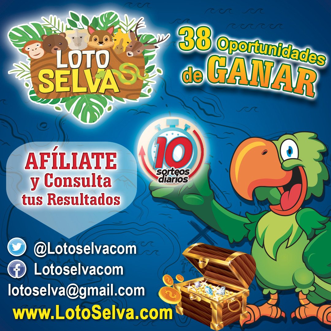 LaLupaDelDinero's tweet photo. #JUEGA #LEGAL #LOTOSELVA BUSCA YA Y JUEGA LEGAL Y SEGURO CON @LOTOSELVACOM 
COMPARTE CON NOSOTROS EN NUESTRAS #REDES
#TWITER        @lotoselvacom
#FACEBOCK    lotoselvacom
#INSTAGRAN  lotoselva
#CORREO        lotoselva@gmail.com
 #WEB            https://t.co/cO4iufiUUo  

@TuAzar https://t.co/QAizQADSuw