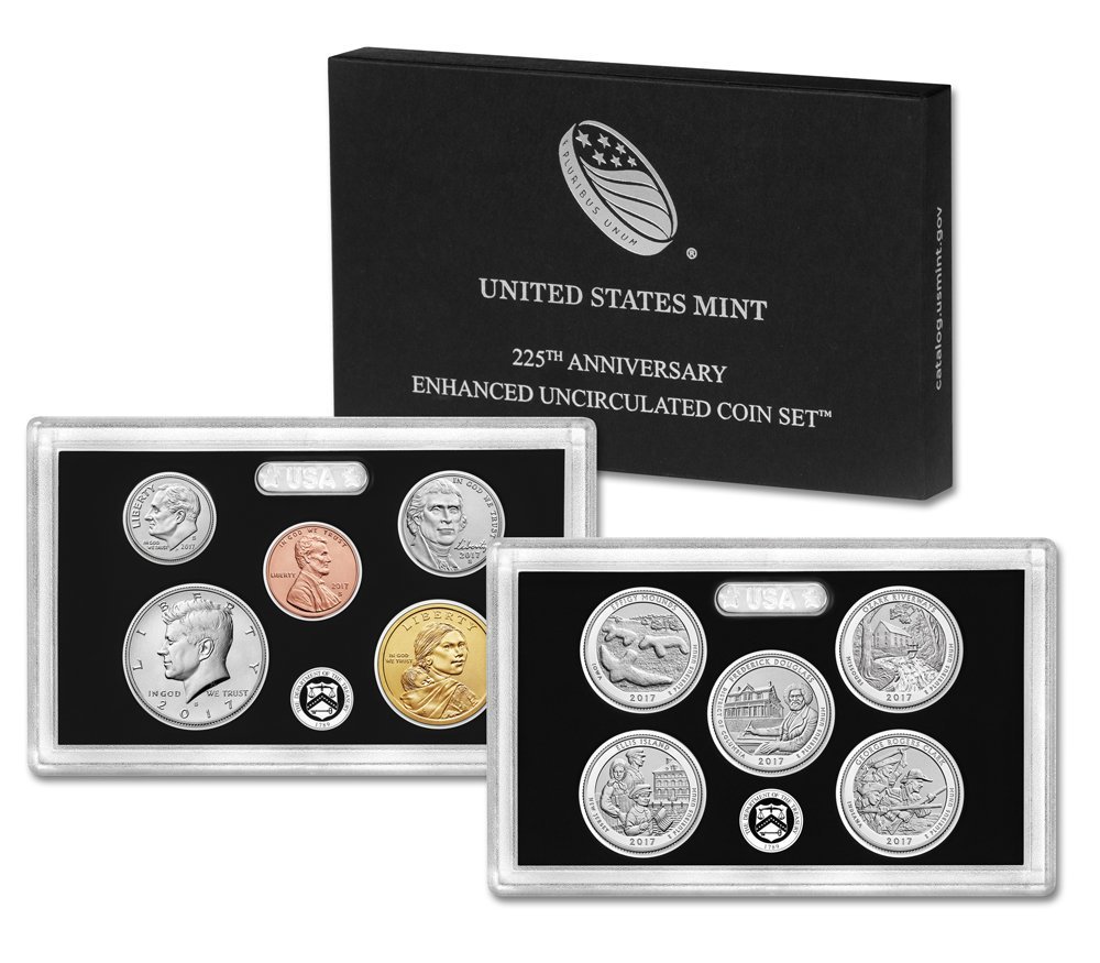 QualityCoinGold's tweet image. 2017 225th Anniversary Enhanced Uncirculated Coin Set  #mintset #proofset #USmint #coinshop #coindealer #NPR #NewPortRichie Quality Coin and Gold 727-264-1310 5415 Main Street, New Port Richey, FL 34652 goo.gl/4u4iZf;