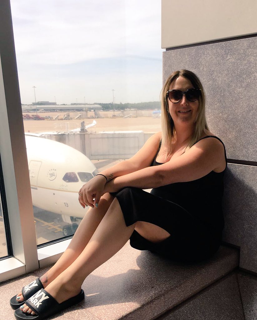 LAURAALDERSON1's tweet photo. Waiting for our delayed @TUIUK flight to Kefalonia... just In time to celebrate a little 6 month promotion 💫#R&amp;R #greeksunshine #timeout https://t.co/qTrE85cLF3