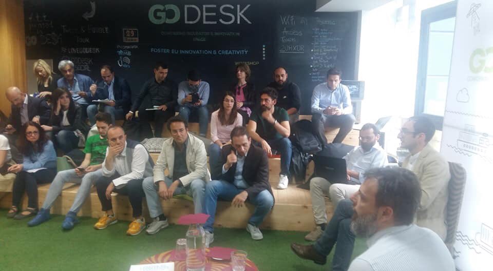 fraperone's tweet photo. Agli stati generali dell’innovazione lucana presso @Godesk_social dove ho coordinato il tavolo su #Scaleup. Entusiasmo e passione. Con il dialogo, seppur faticoso, possiamo essere additivi e non a somma zero! #ecosistema #scaleup #innovazione #broxlab #sviluppo #startup #politica https://t.co/soxhsph7vj
