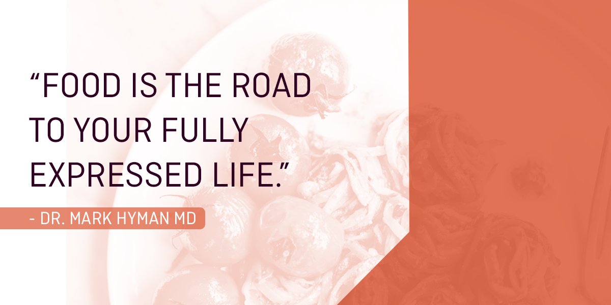drmarkhyman's tweet image. You can't live your fullest, truest, best life until you're fueling your body with the best foods. Reaching your potential starts with what you choose to have for breakfast, lunch, and dinner.