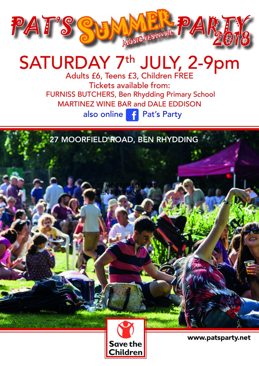 MartinezWines's tweet photo. Good cause, great day. Please re-tweet #Ilkley #patsparty #savethechildren #gintent #prosecco https://t.co/94pkmrMr2X