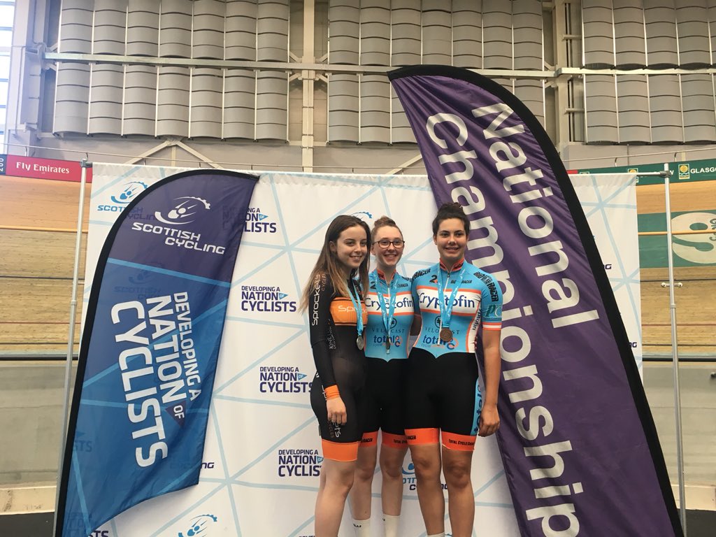 Junior Women’s Individual Pursuit Championship
1. Anna Shackley <a href="/Team22WRT/">Team 22</a> 
2. Zoe Watters <a href="/sprocketscycles/">Sprockets Cycles</a> 
3. Abby Stewart <a href="/Team22WRT/">Team 22</a> 
#SCNatChamps