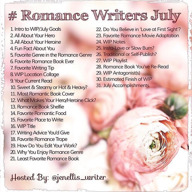 If you need something to occupy your time in July. #romancewriters #igauthors #authorsofinstagram ift.tt/2tQ1Wjq