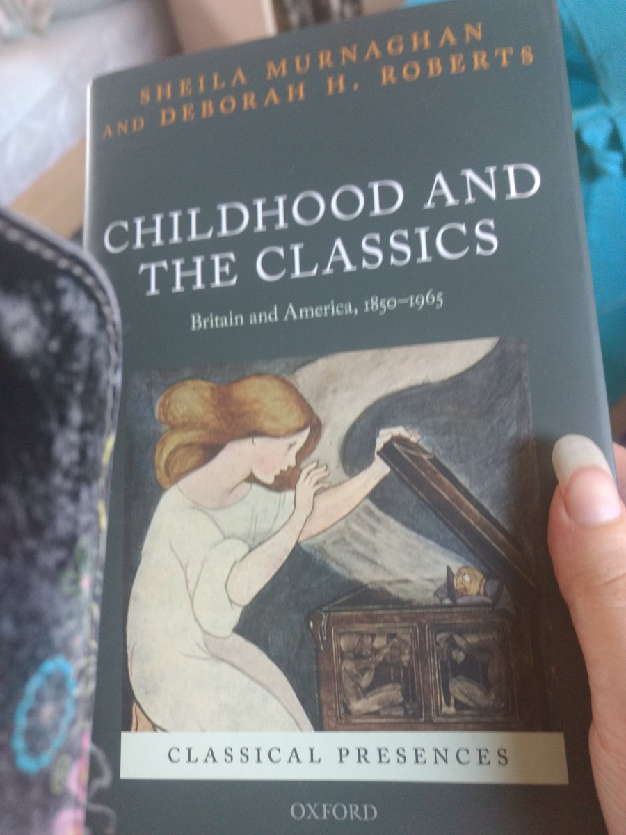 RobinDiver22's tweet photo. Got home after great #Sphinx18 conference to find my new book on classical receptions and childhood has arrived! Very excited! https://t.co/oOCooHqd5y