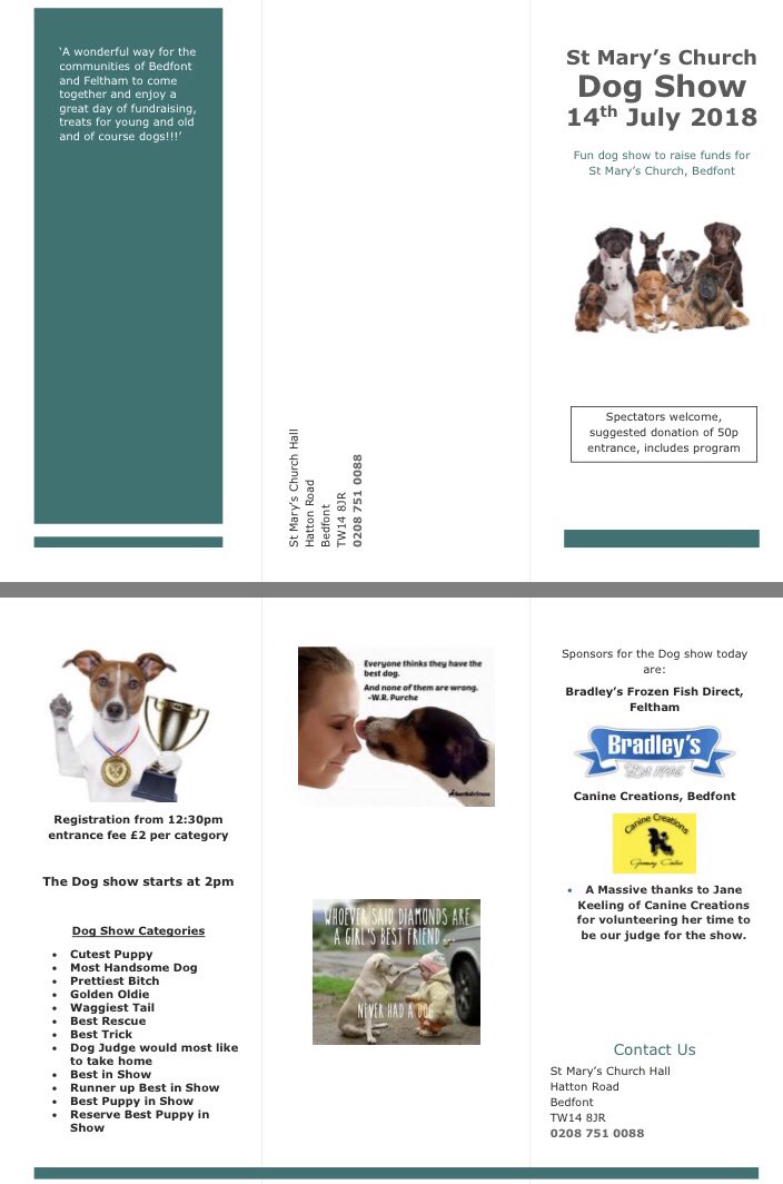 Feltham_FHG's tweet photo. @GetWestLondon @LBofHounslow @stmarysbedfont1 @AdrianMariaG @Raghwinder5 St Mary’s of Bedfont open day and dog show. Wonderful local event which last year  proved very successful. All are welcome something for everyone. 

Saturday 14th July 11 am - 4 pm. https://t.co/AnDXywKPYn