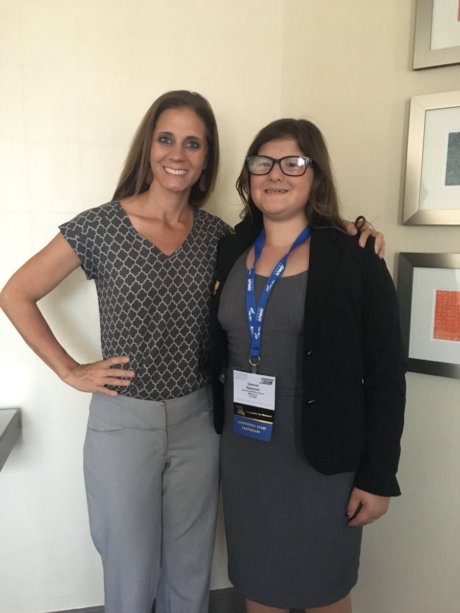 Genna was one of only five Missouri MS students to qualify for Nationals. We had an amazing time in Baltimore and I look forward to many more travels with this sweet girl. She’s a star! <a href="/SpokaneOwls/">Spokane Owls</a> <a href="/mofbla/">Missouri FBLA</a>