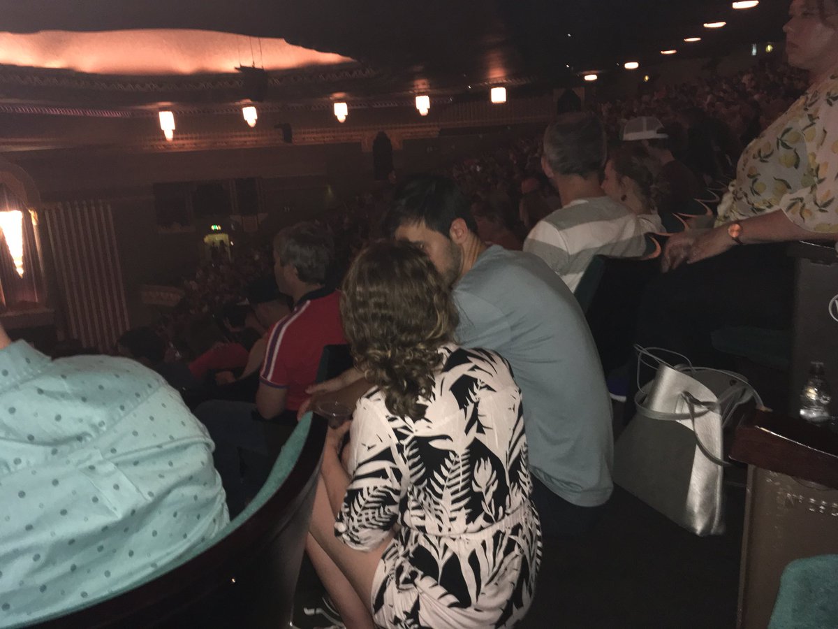 hawknestmonstr's tweet image. Hey @EventimApollo - what’s with all the people sitting in the aisles and standing in the back?? 
Doesn’t the UK have #firecodes?? Thank you to the usher who tried to make them leave the aisle.