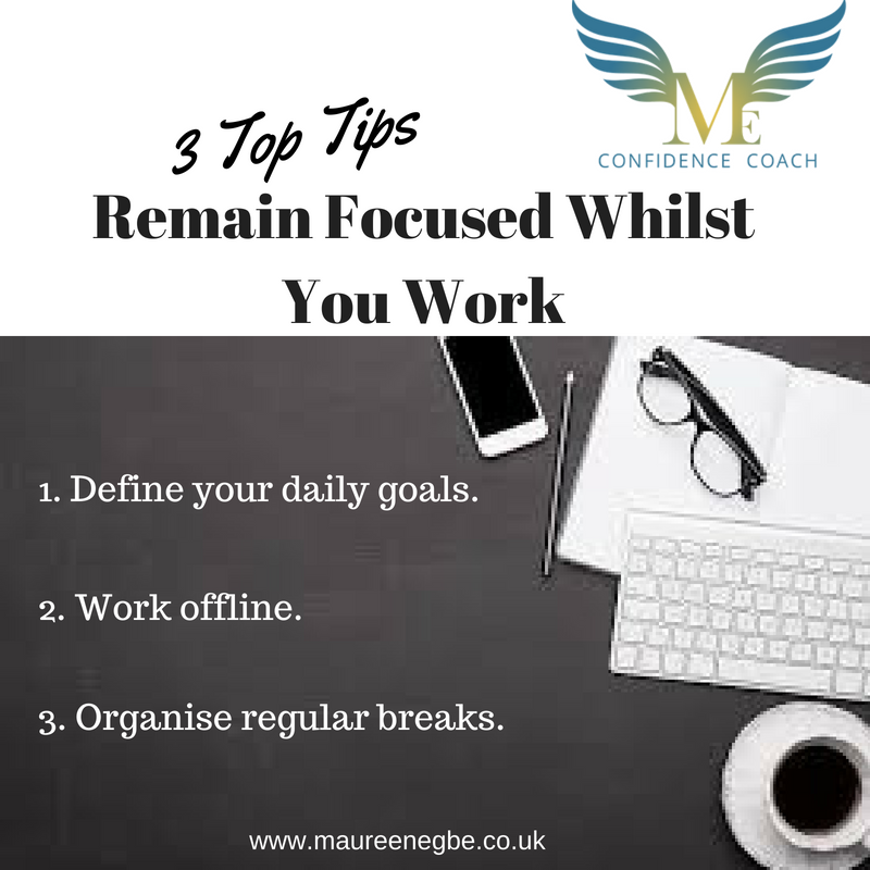 When you've got so much to do it's easy to lose focus Check out Maureen Egbe on Youtube for Tips on staying focused bit.ly/2KGxjnK
#businessgrowth #businesssuccess #confidence   #strategic #entrepreneurs #businessowner #coaching #businessconfidence #challenges  #support