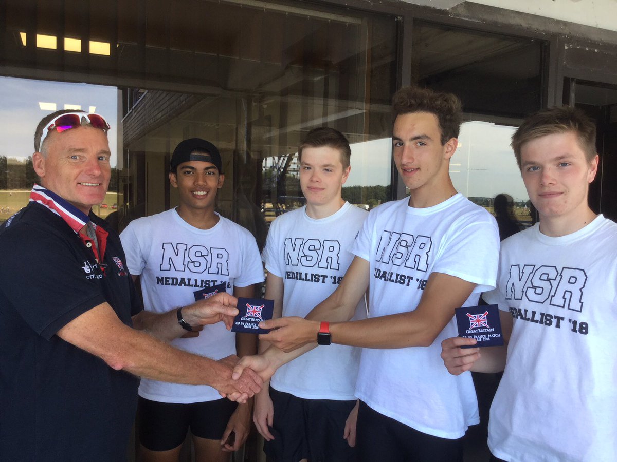 WSchoolSport's tweet photo. Great day for the Westminster School J16 Four (Arnav Sawhney, Angus Stevenson, James Stevenson &amp; Adam von Bismarck) as they win the Great Britain trials at Nottingham today.
They will represent Great Britain v France in Paris on 12 July on the 2024 Olympic rowing course. https://t.co/VlPNhrwZG4