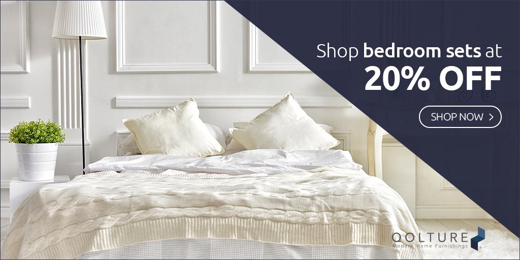 qolture's tweet photo. In the spirit of America, we’re giving you 20% off bedroom sets on purchases of $500 or more. Enter JULY20 at checkout: https://t.co/6iFyvHIGIJ https://t.co/cR8ZNU0BmU
