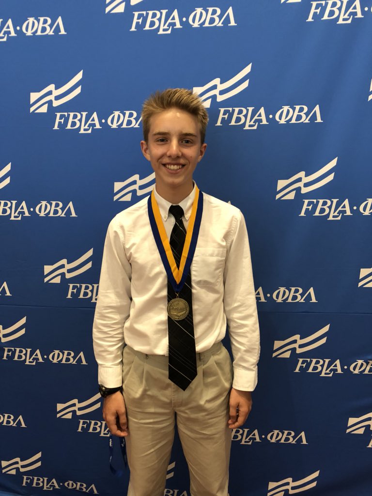 kennyassmus's tweet photo. @alpineschools Please help me in congratulating my awesome student who took 1st Place in Business Math and Financial Literacy at FBLA Nationals in Baltimore, MD. So proud of him, his hard work and dedication. #ASDGameChangers #NLC18 #FBLANLC18 #UtahFBLA https://t.co/WLo6HQzxck