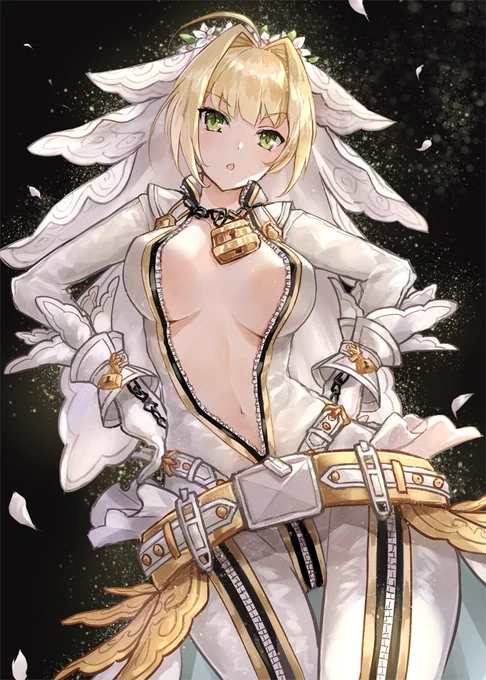嫁セイバー #Fate/GrandOrder #Fate/EXTRA-CCC #嫁セイバー #セイバー・ブライド #ネロ・クラウディウス https://t.co/YzHL8jYrJ2 
