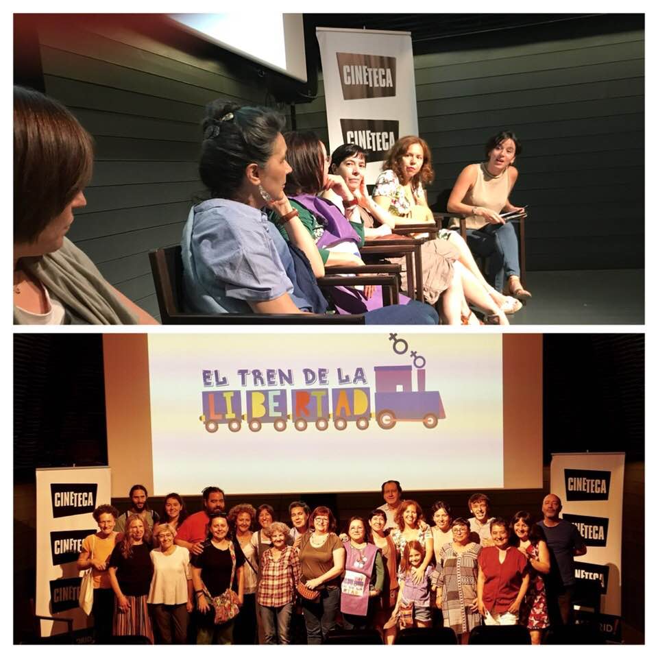 Ayer en <a href="/CinetecaMadrid/">Cineteca Madrid</a> , aquel espíritu de lucha feminista por los derechos de todxs volvió a palparse. Gracias comadres por no rendiros jamás.
#TrendelaLibertad #Yodecido