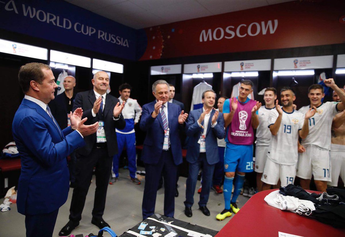 MedvedevRussia's tweet image. Ребята – молодцы! #Россия, вперед!