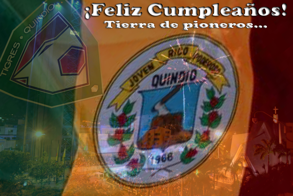 TigresdeQuindio's tweet photo. ¡Feliz Cumpleaños!
Tierra de pioneros, hoy en su cumpleaños 52, queremos unirnos a esta magnifica celebración.
Felicitaciones Quindío.
#YoSoyTigresdelQuindío
🎇🐯💚💛❤️🎆 https://t.co/5kbCsMwDrf